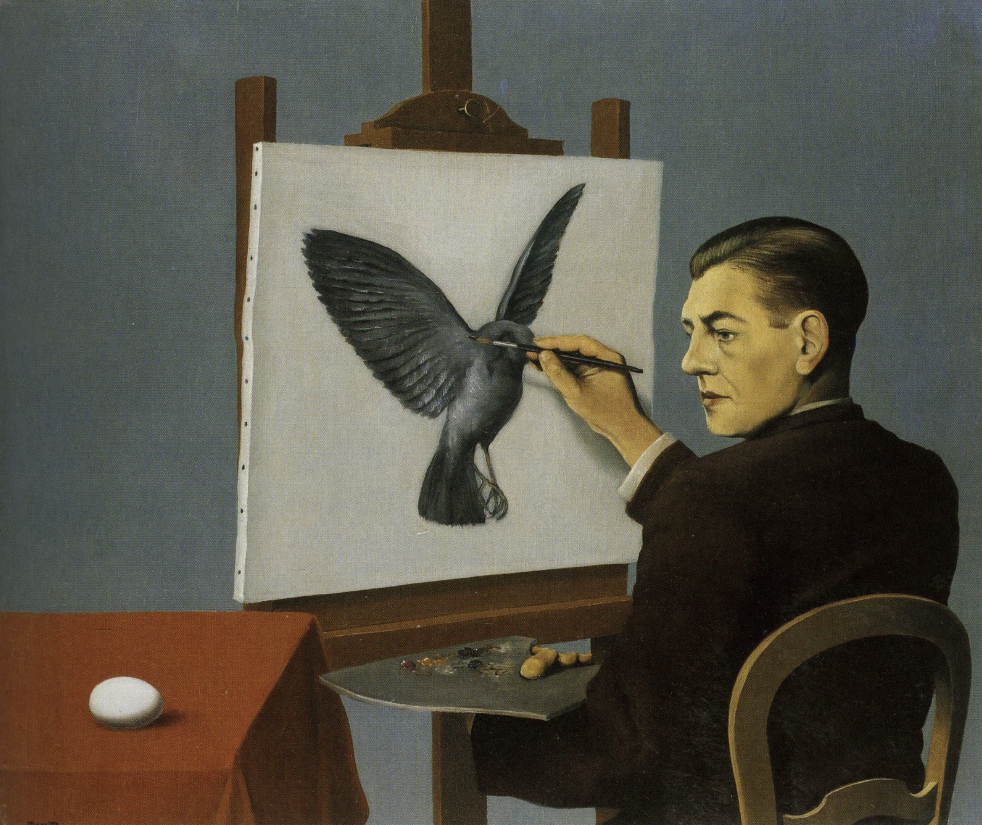 René Magritte - La Clairvoyance